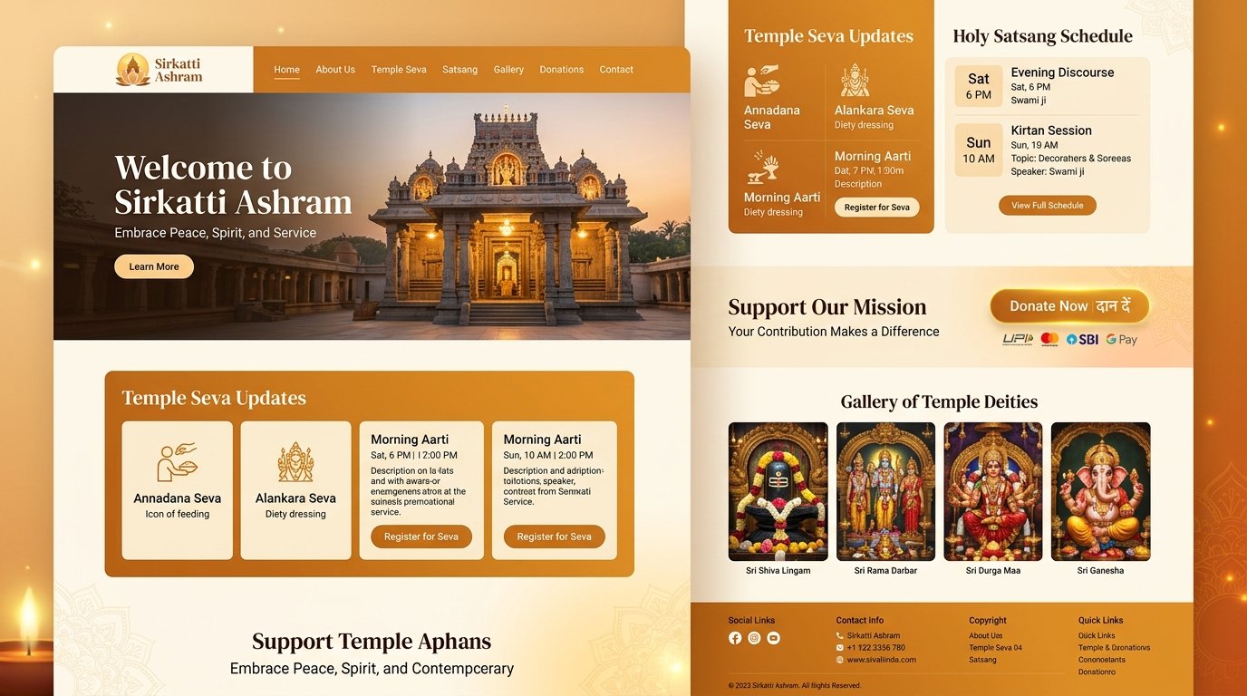 Sirkatti Ashram Portal Screenshot